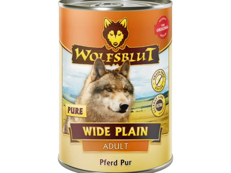 Wolfsblut Hunde-Nassfutter Wide Plain Adult Pferd Pur 395 g