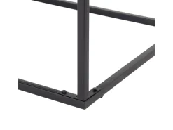 WOMO-DESIGN Design Beistelltisch 60 x 60 cm Handgefertigt Quadratisch Grau