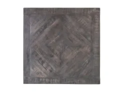 WOMO-DESIGN Design Beistelltisch 60 x 60 cm Handgefertigt Quadratisch Grau