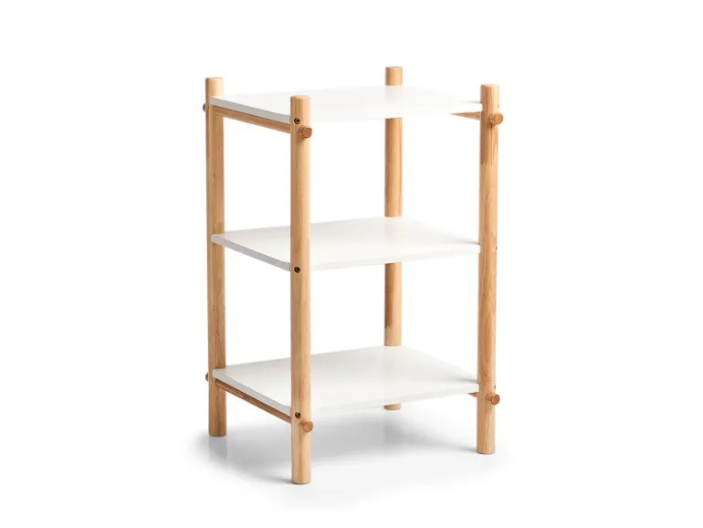Zeller Kinder-Regal MDF/Gummibaum 35,5 cm x 34 cm x 58,5 cm Weiß